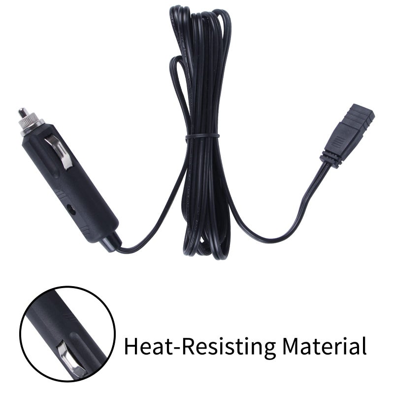 CSBY 2m 12V DC Replacement Car Cooler Cool Box Mini Fridge 2 Pin Lead Cable Plug Wire - Image 4